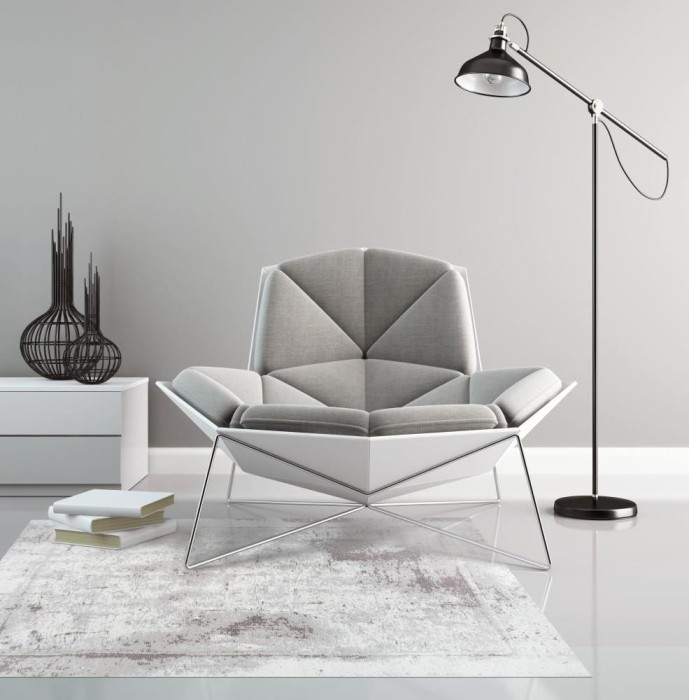 Dywan Carpet Decor Magic Home - BETO Gray