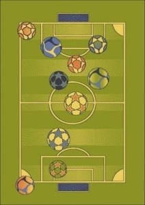 Dywan do Przedszkola Weltom Weliro - STADION Zieleń