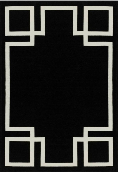 Dywan Carpet Decor Art Deco - HAMPTON Black