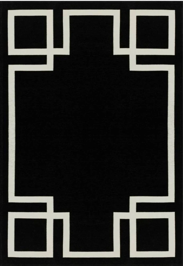 Dywan Carpet Decor Art Deco - HAMPTON Black