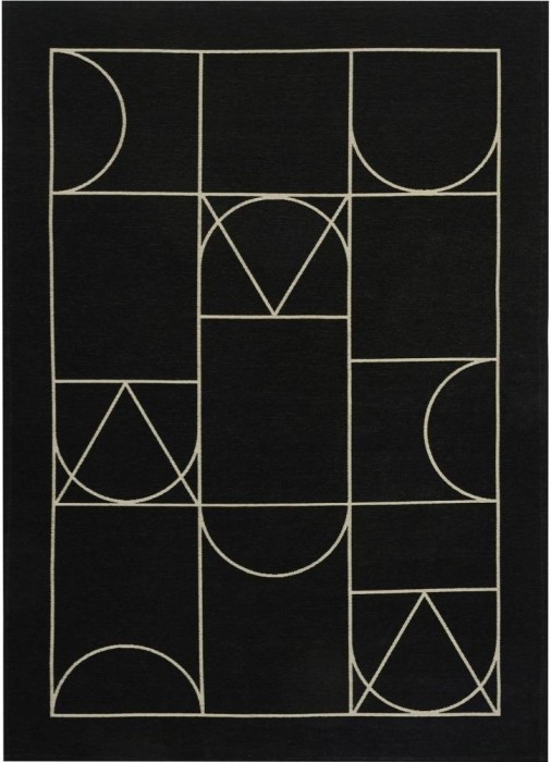 Dywan Carpet Decor Art Deco - SIGNET Black