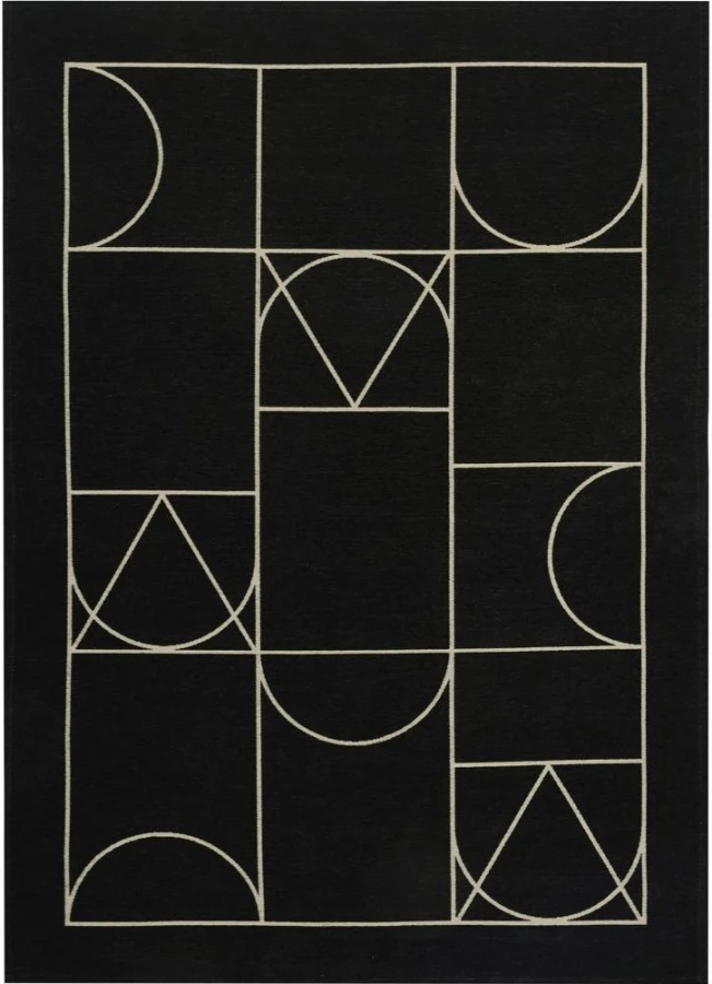 Dywan Carpet Decor Art Deco - SIGNET Black