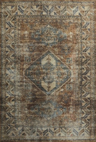 Dywan Carpet Decor Magic Home Print  - Persian Brown