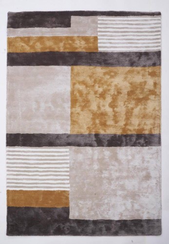 Dywan Carpet Decor Handmade - RETRO Yellow