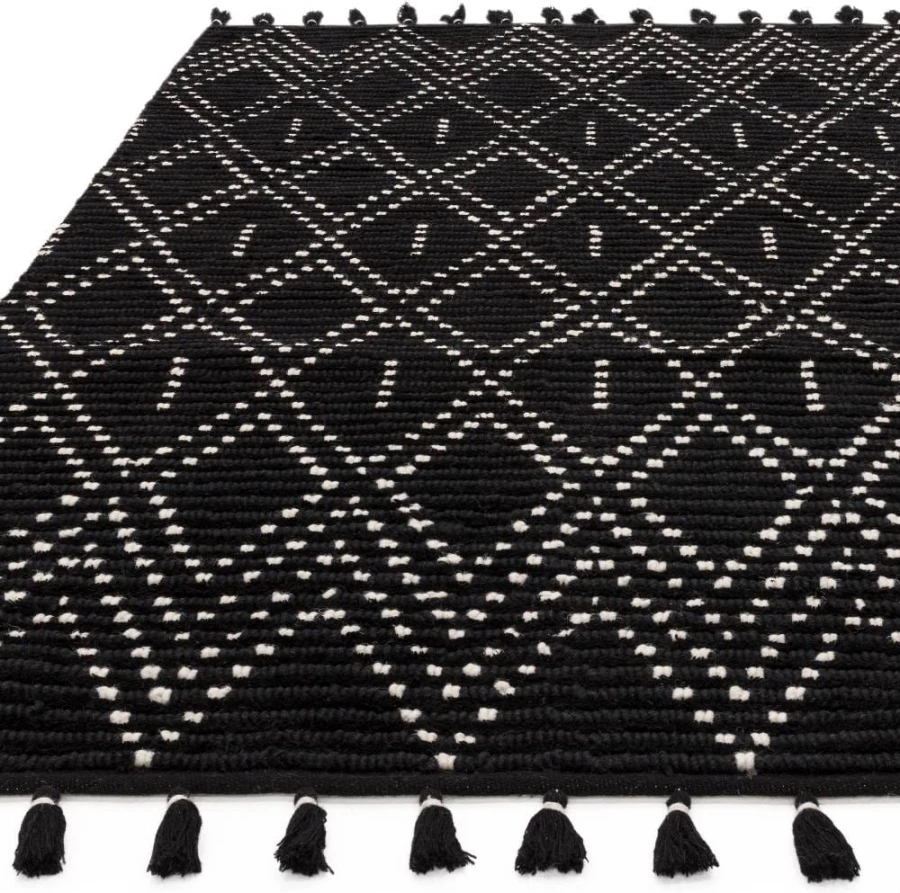 Dywan Asiatic Contemporary Design - Nepal Black / Cream Diamond