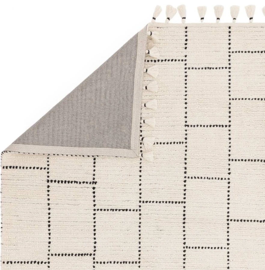 Dywan Asiatic Contemporary Design - Nepal Cream / Black Tile