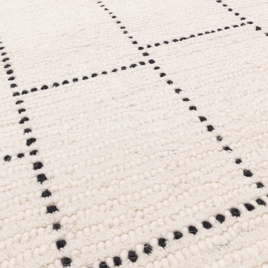 Dywan Asiatic Contemporary Design - Nepal Cream / Black Tile