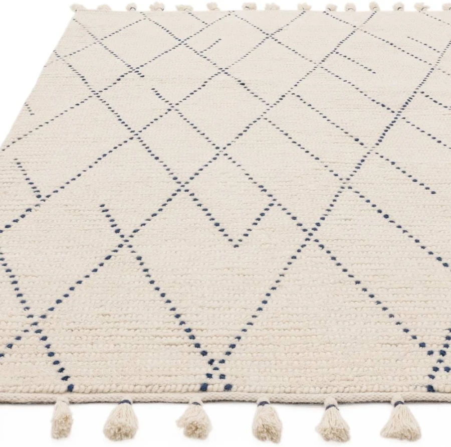 Dywan Asiatic Contemporary Design - Nepal Cream / Blue Linear