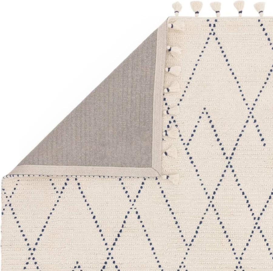 Dywan Asiatic Contemporary Design - Nepal Cream / Blue Linear