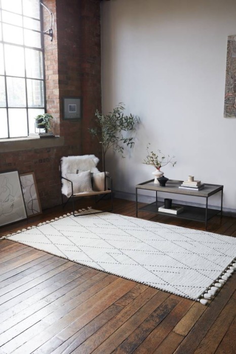Dywan Asiatic Contemporary Design - Nepal Cream / Black Linear