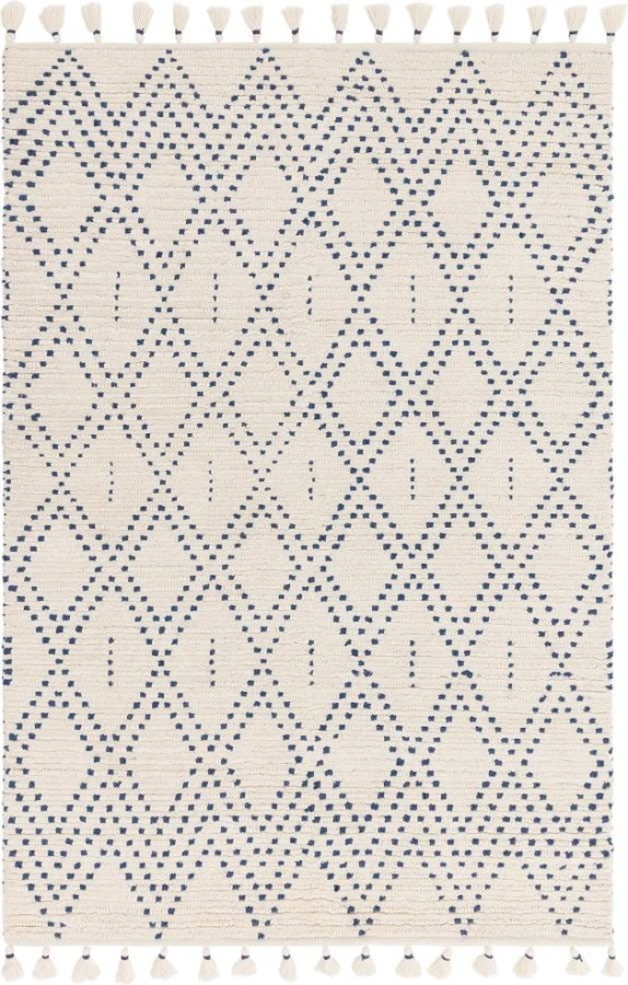Dywan Asiatic Contemporary Design - Nepal Cream / Blue Diamond