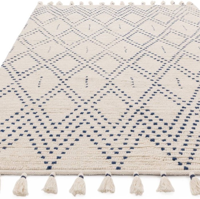 Dywan Asiatic Contemporary Design - Nepal Cream / Blue Diamond
