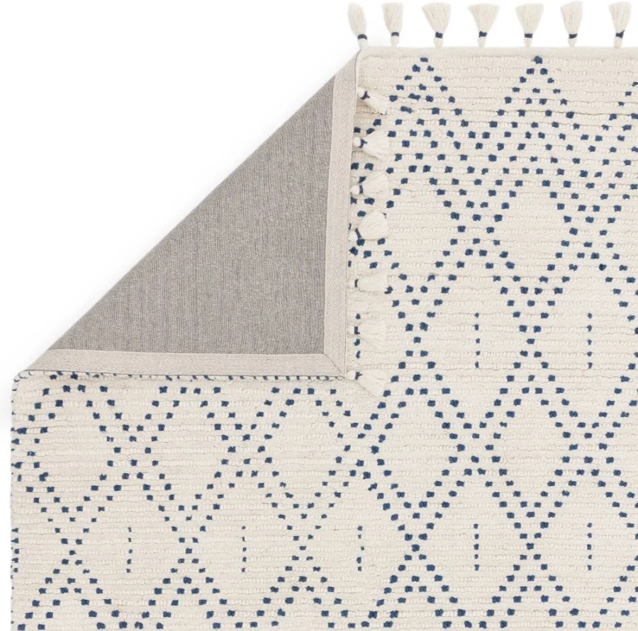 Dywan Asiatic Contemporary Design - Nepal Cream / Blue Diamond