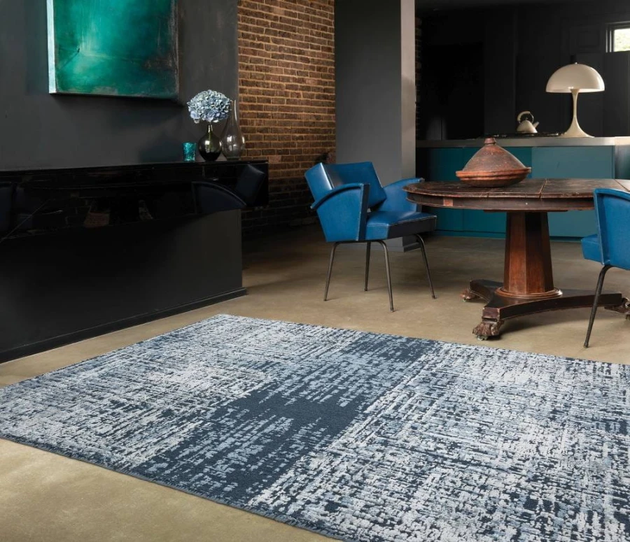 Dywan Asiatic Contemporary Design - Torino Petrol Blue