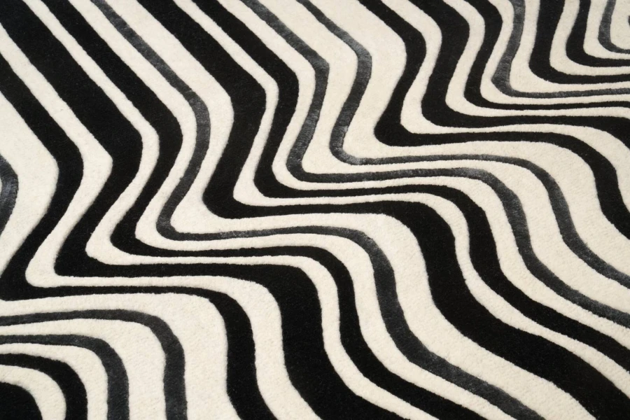 Dywan Carpet Decor Handmade - Draft Black