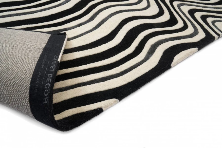 Dywan Carpet Decor Handmade - Draft Black