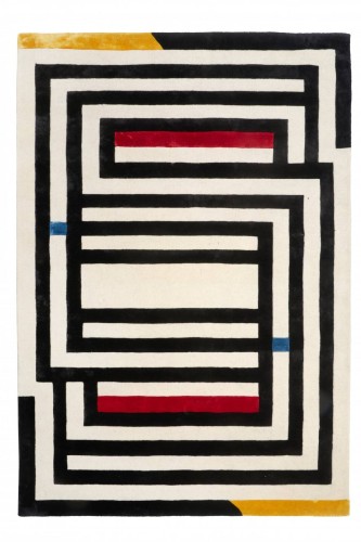 Dywan Carpet Decor Handmade - Maze Black