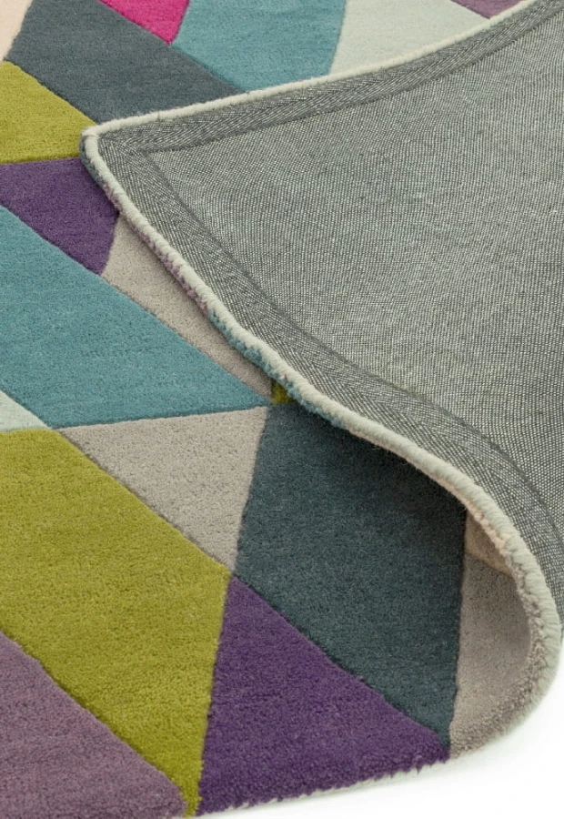 Dywan Asiatic Contemporary Design - FUNK Blue Green Chevron