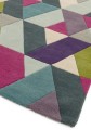 Dywan Asiatic Contemporary Design - FUNK Blue Green Chevron