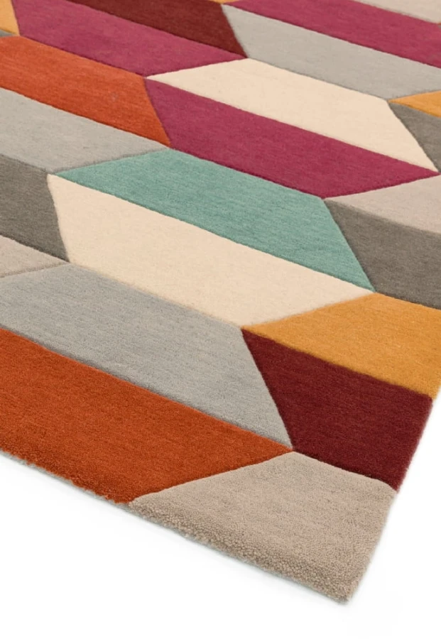 Dywan Asiatic Contemporary Design - FUNK Honeycomb Bright