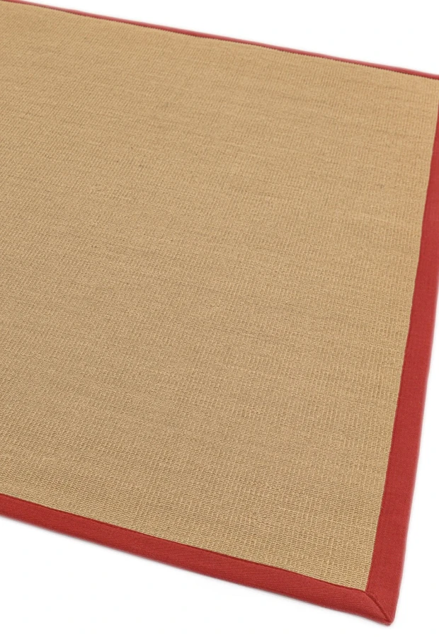Dywan Asiatic Natural Weaves - SISAL Linen/Red