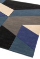 Dywan Asiatic Contemporary Design - REEF RF13 BIG GEO BLUE WOOL