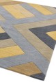 Dywan Asiatic Contemporary Design - REEF RF02 BIG ZIG OCHRE GREY