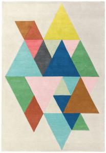 Dywan Asiatic Contemporary Design - REEF RF18 Triangle Multi Wool