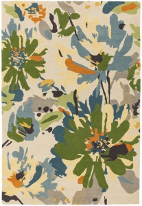 Dywan Asiatic Contemporary Design - REEF RF11 Floral Pink Green