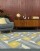 Dywan Asiatic Contemporary Design - REEF RF01 MOTIF OCHRE GREY