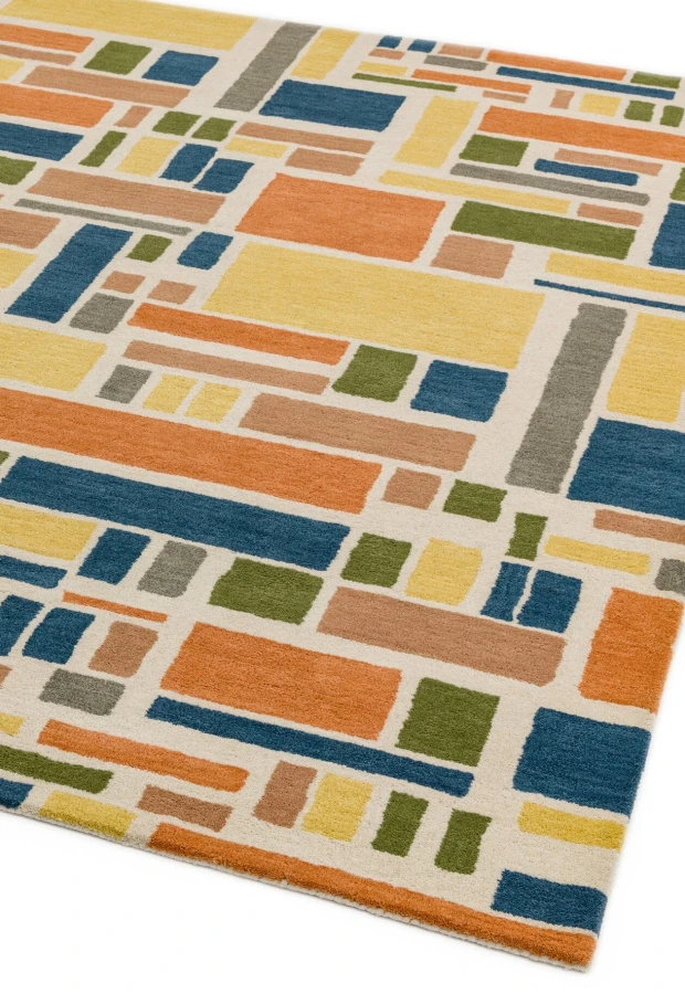 Dywan Asiatic Contemporary Design - REEF RF05 BLOCKS MULTI
