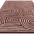Dywan Asiatic Contemporary Design - REEF RF29 Curve Plum