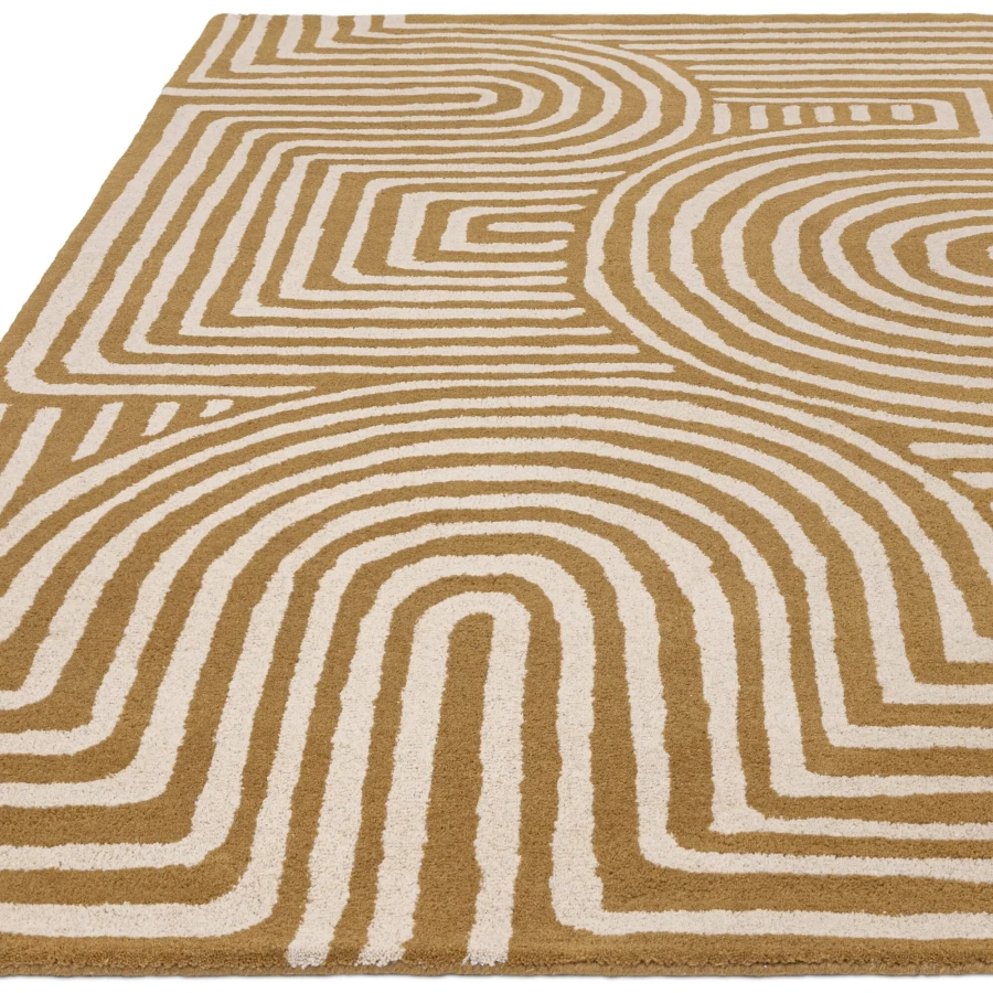 Dywan Asiatic Contemporary Design - REEF RF28 Curve Ochre