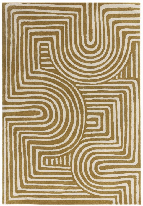 Dywan Asiatic Contemporary Design - REEF RF28 Curve Ochre