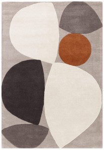 Dywan Asiatic Contemporary Design - REEF RF24 Mid Century Grey