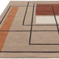 Dywan Asiatic Contemporary Design - REEF RF20 Outline Terracotta