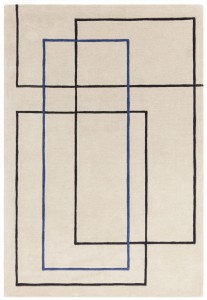 Dywan Asiatic Contemporary Design - REEF RF19 Outline Blue