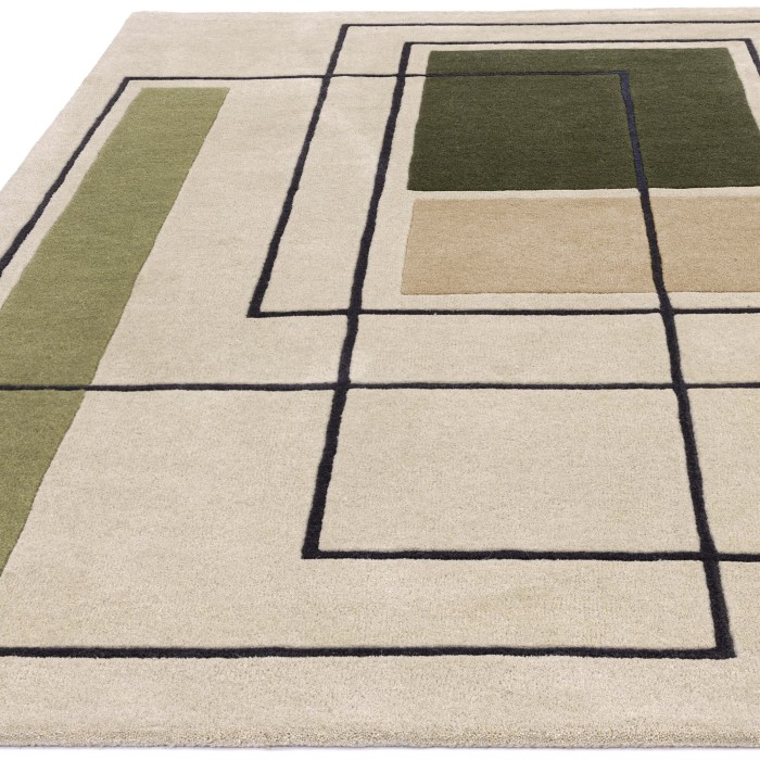 Dywan Asiatic Contemporary Design - REEF RF21 Outline Khak