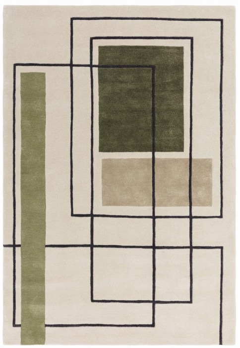 Dywan Asiatic Contemporary Design - REEF RF21 Outline Khak