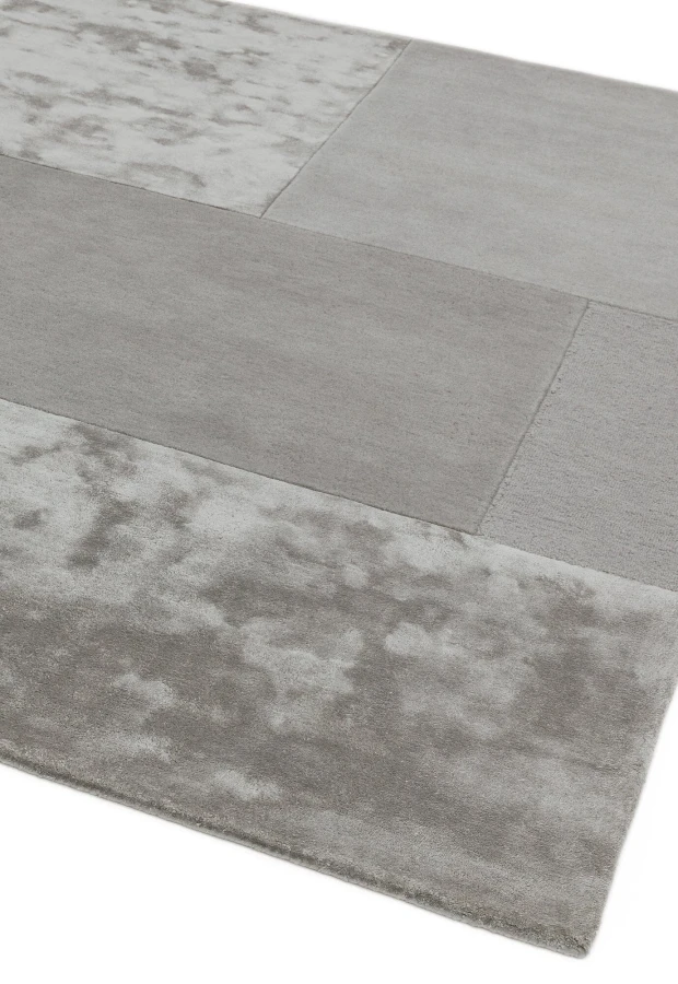 Dywan Asiatic Contemporary Plains - TATE Silver