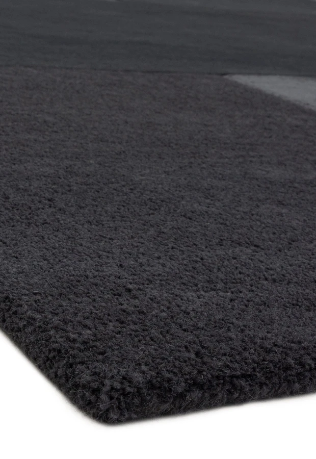 Dywan Asiatic Contemporary Plains - TATE Charcoal
