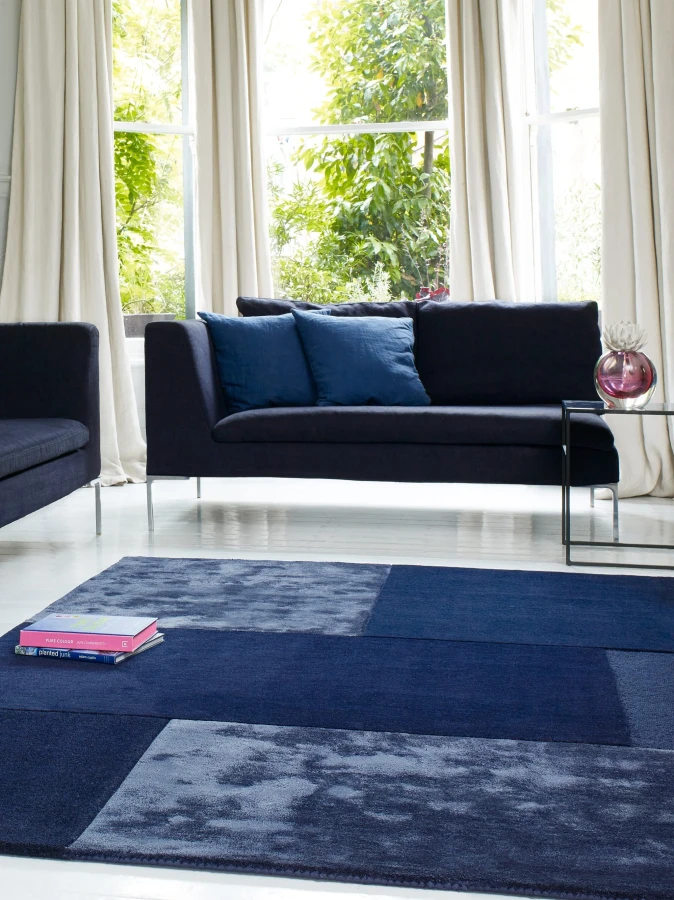 Dywan Asiatic Contemporary Plains - TATE Blue