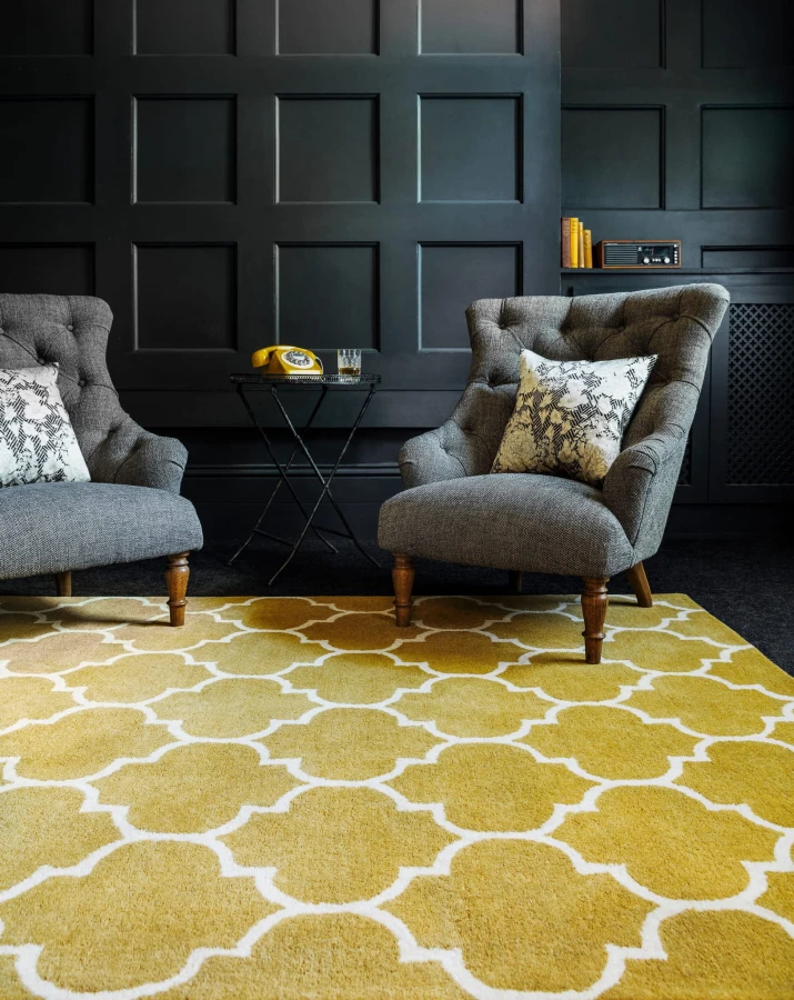 Dywan Asiatic Contemporary Design - ALBANY Ogee Ochre