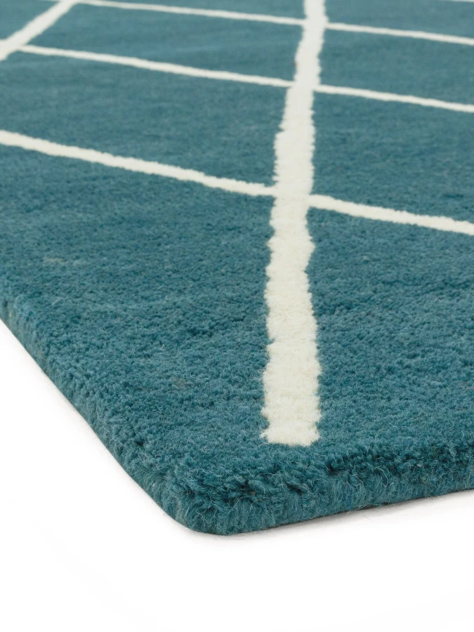 Dywan Asiatic Contemporary Design - ALBANY Diamond Teal