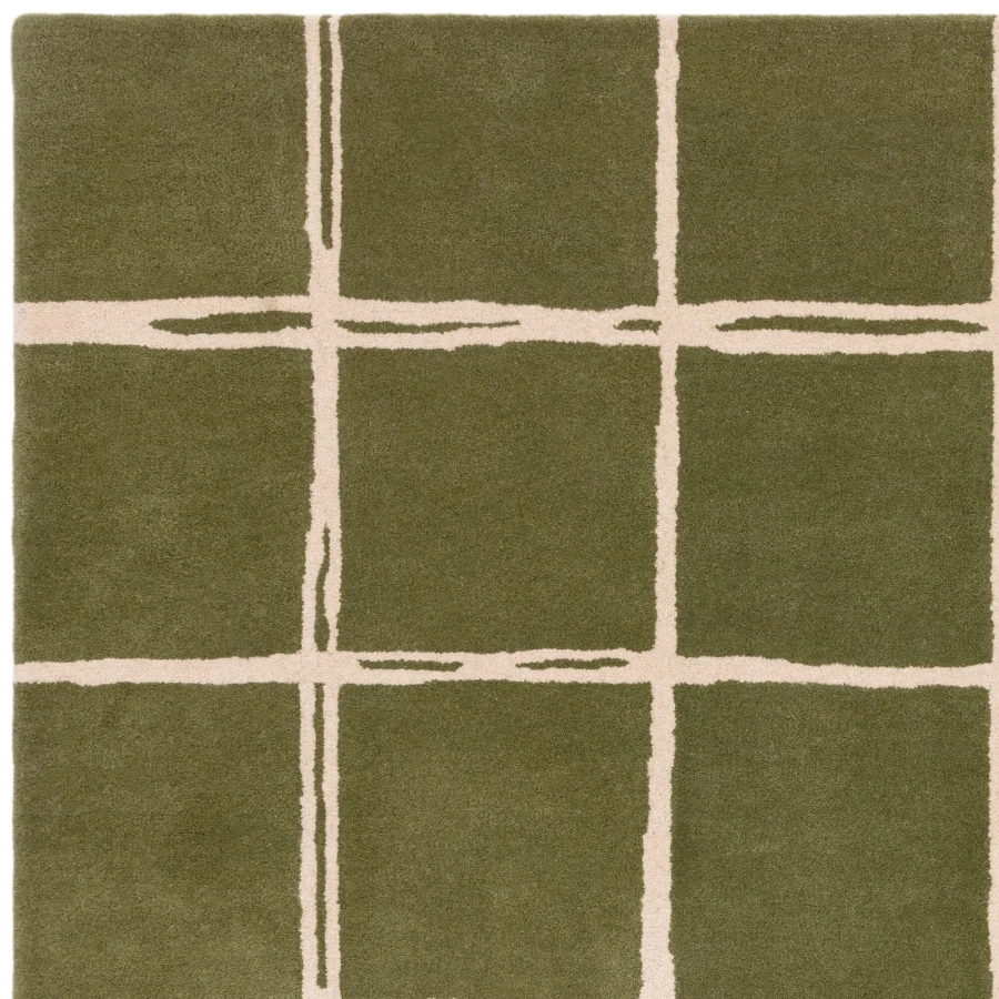 Dywan Asiatic Contemporary Design - ALBANY Grid Olive
