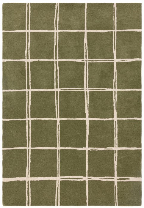 Dywan Asiatic Contemporary Design - ALBANY Grid Olive