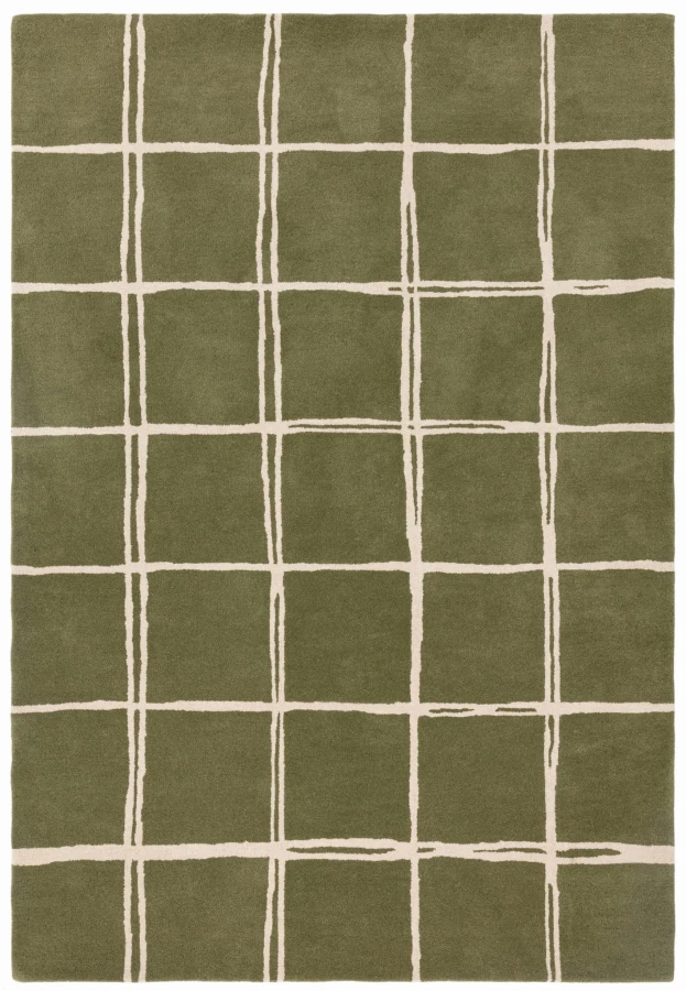 Dywan Asiatic Contemporary Design - ALBANY Grid Olive