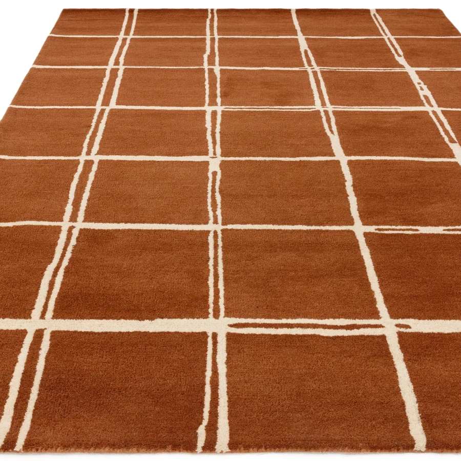 Dywan Asiatic Contemporary Design - ALBANY Grid Rust