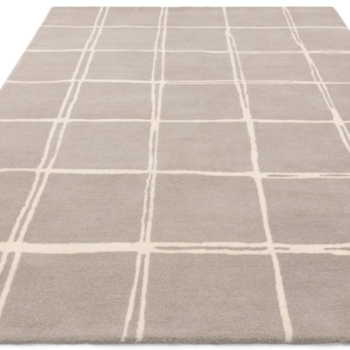 Dywan Asiatic Contemporary Design - ALBANY Grid Grey