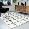 Dywan Asiatic Contemporary Design - ALBANY Grid Monochrome